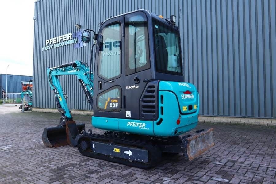 Minibagger typu Sunward SWE20F CE certification, Diesel, Extendable Underc, Gebrauchtmaschine v Groenlo (Obrázek 10)