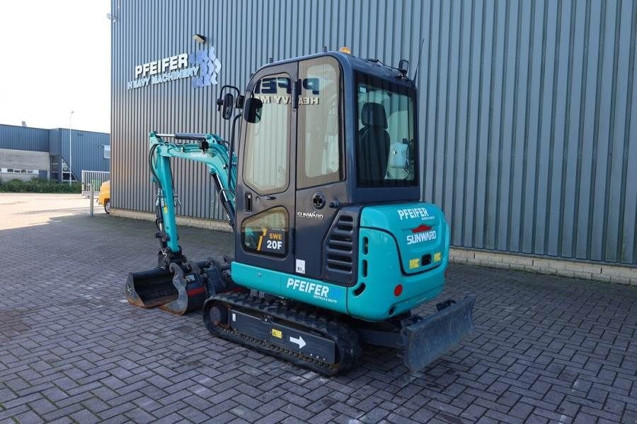 Minibagger del tipo Sunward SWE20F CE certification, Diesel, Extendable Underc, Gebrauchtmaschine In Groenlo (Immagine 10)