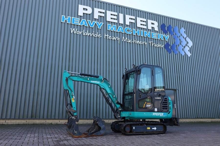 Minibagger del tipo Sunward SWE20F CE certification, Diesel, Extendable Underc, Gebrauchtmaschine en Groenlo (Imagen 1)