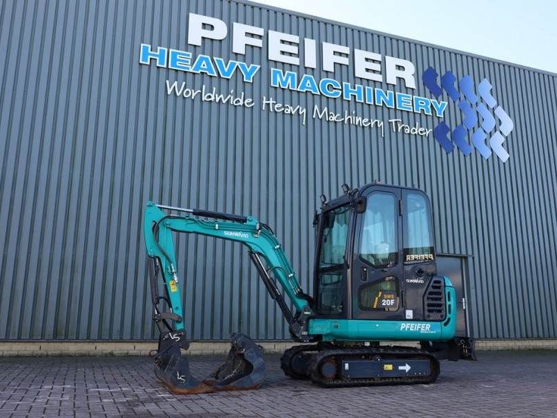 Minibagger typu Sunward SWE20F CE certification, Diesel, Extendable Underc, Gebrauchtmaschine v Groenlo (Obrázok 1)