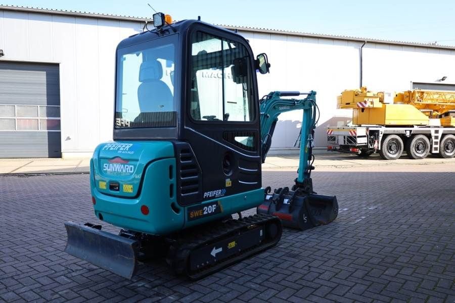 Minibagger del tipo Sunward SWE20F CE certification, Diesel, Extendable Underc, Gebrauchtmaschine In Groenlo (Immagine 9)