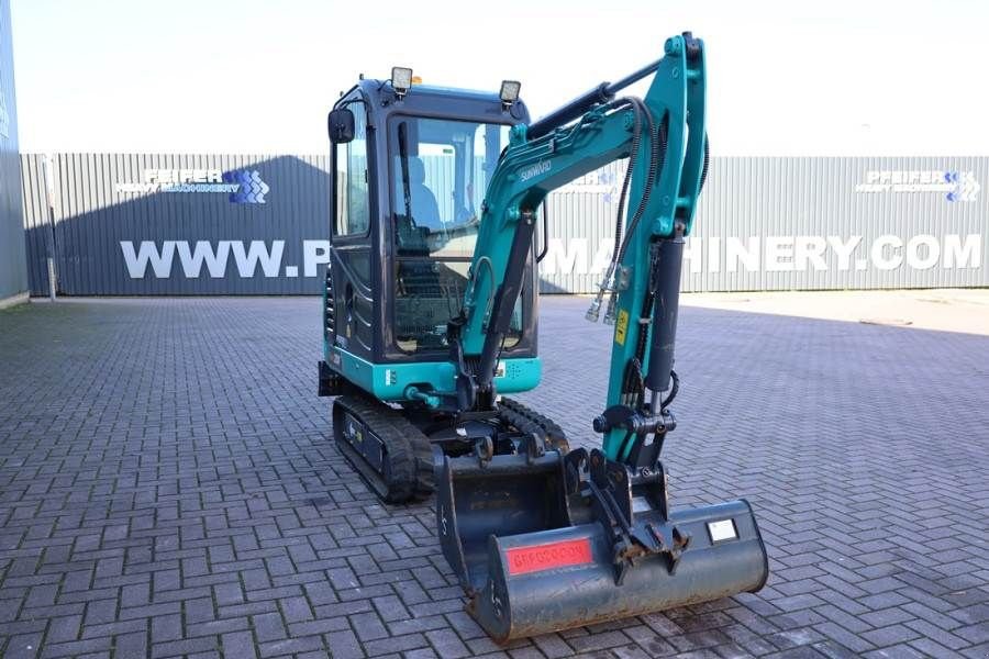 Minibagger del tipo Sunward SWE20F CE certification, Diesel, Extendable Underc, Gebrauchtmaschine In Groenlo (Immagine 8)