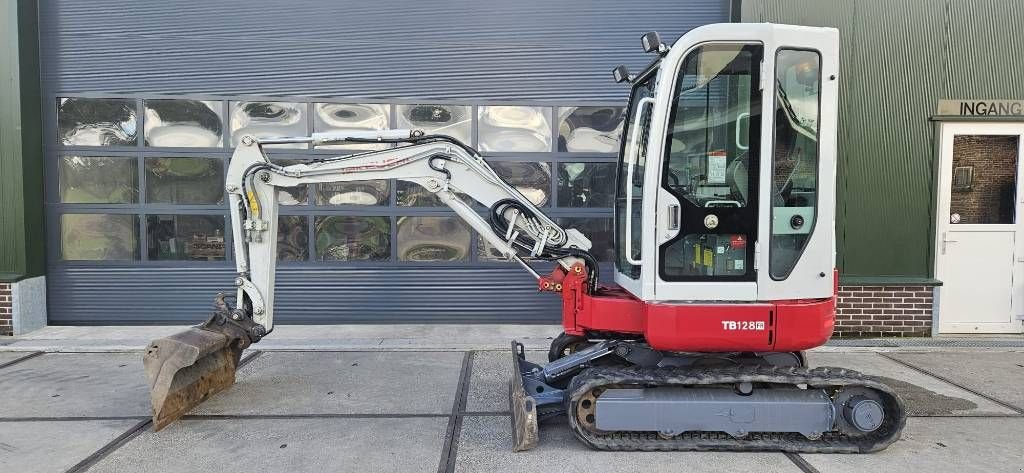 Minibagger a típus Takeuchi minigraver tb128 fr, Gebrauchtmaschine ekkor: Horssen (Kép 1)