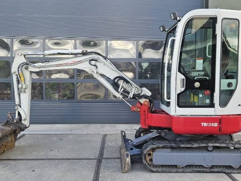 Minibagger a típus Takeuchi minigraver tb128 fr, Gebrauchtmaschine ekkor: Horssen (Kép 1)