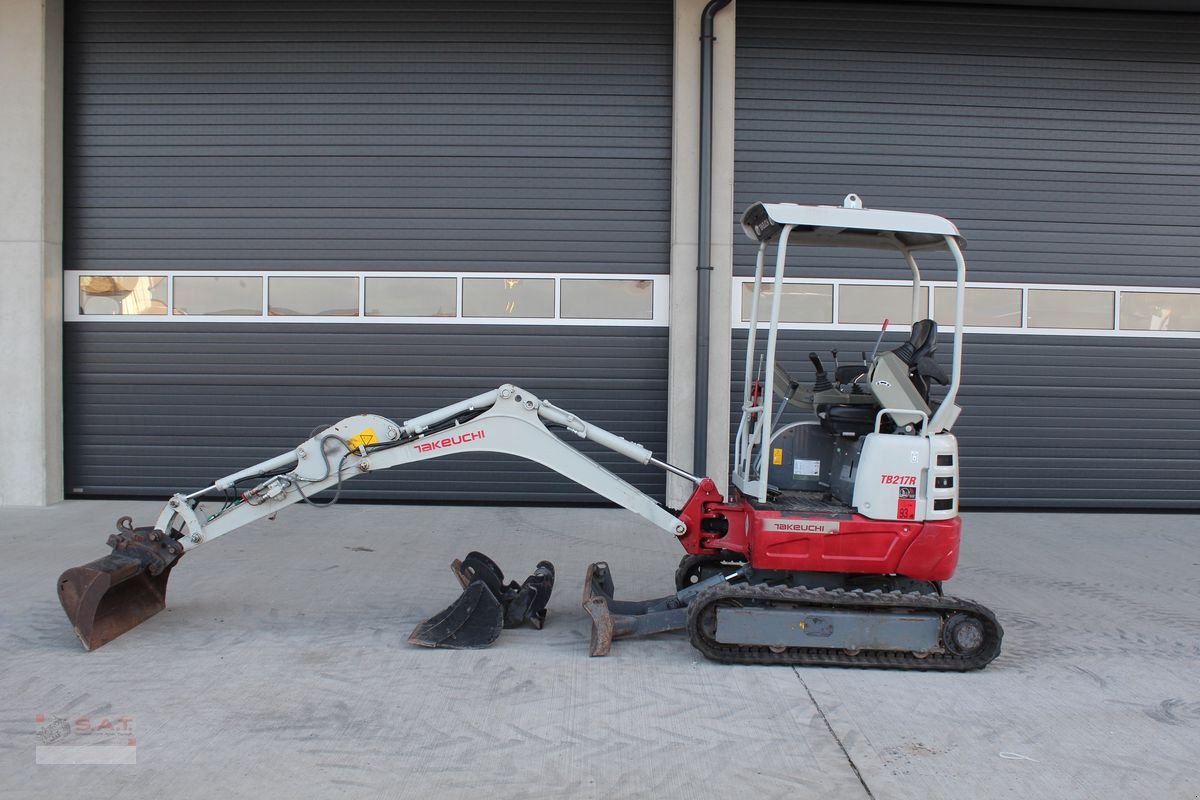 Minibagger van het type Takeuchi Takeuchi TB 217 R Minibagger - Bagger, Gebrauchtmaschine in Eberschwang (Foto 1)