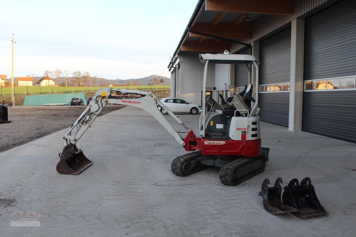 Minibagger Türe ait Takeuchi Takeuchi TB 217 R Minibagger - Bagger, Gebrauchtmaschine içinde Eberschwang (resim 3)