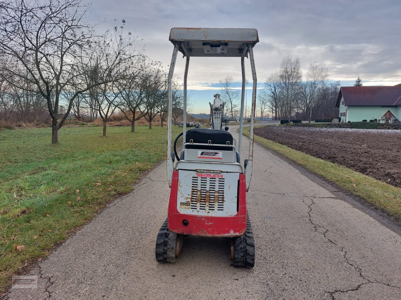 Minibagger typu Takeuchi TB 007, Gebrauchtmaschine w Deutsch - Goritz (Zdjęcie 8)