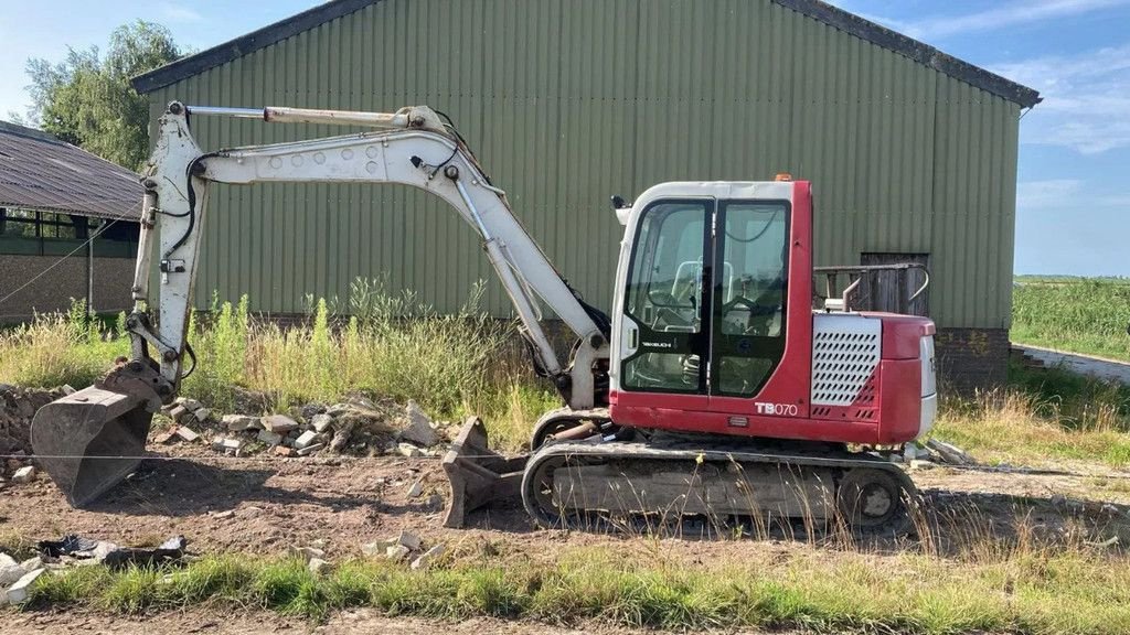 Minibagger Türe ait Takeuchi TB 070 7 Tonner Midi graver, Gebrauchtmaschine içinde Ruinerwold (resim 1)