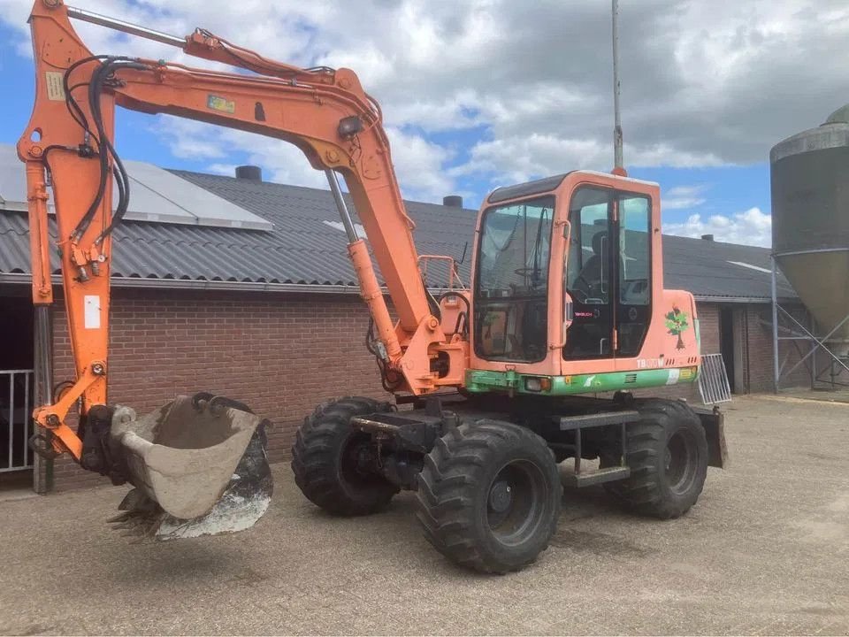 Minibagger of the type Takeuchi TB 070 WD Bandenkraan, Gebrauchtmaschine in Lunteren (Picture 1)