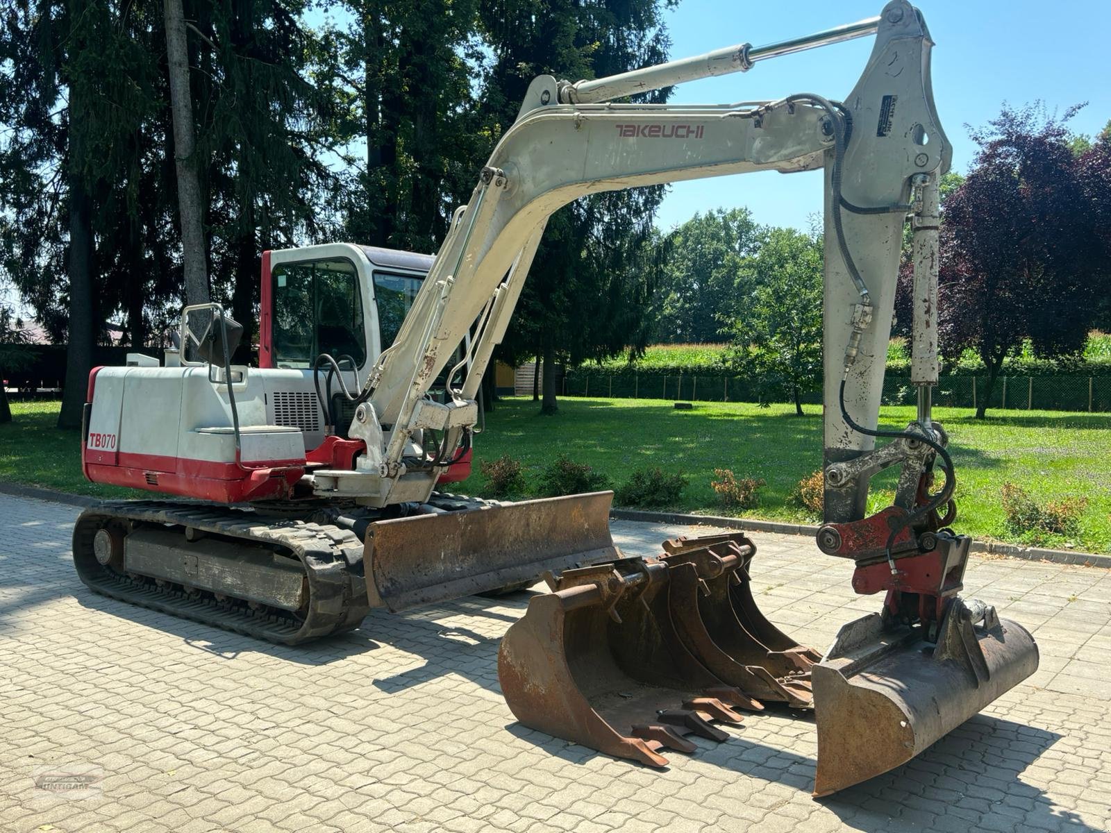 Minibagger del tipo Takeuchi TB 070, Gebrauchtmaschine en Deutsch - Goritz (Imagen 4)