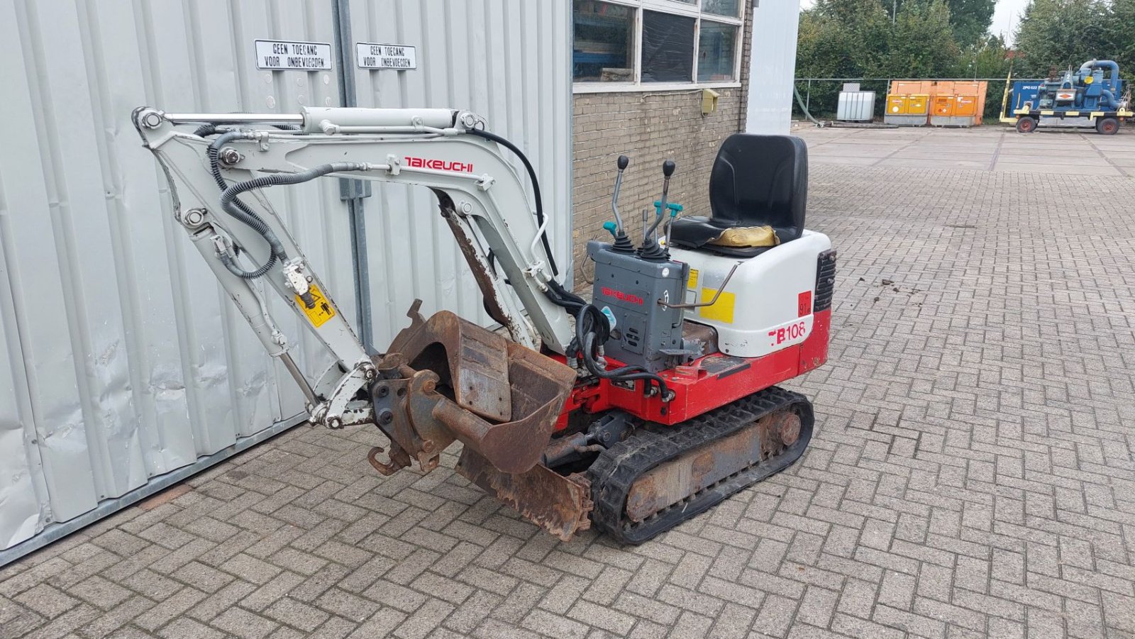 Minibagger Türe ait Takeuchi TB 108, Gebrauchtmaschine içinde Dronten (resim 1)