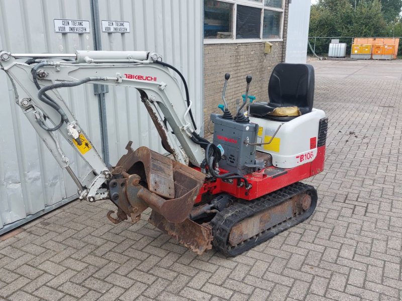 Minibagger des Typs Takeuchi TB 108, Gebrauchtmaschine in Dronten