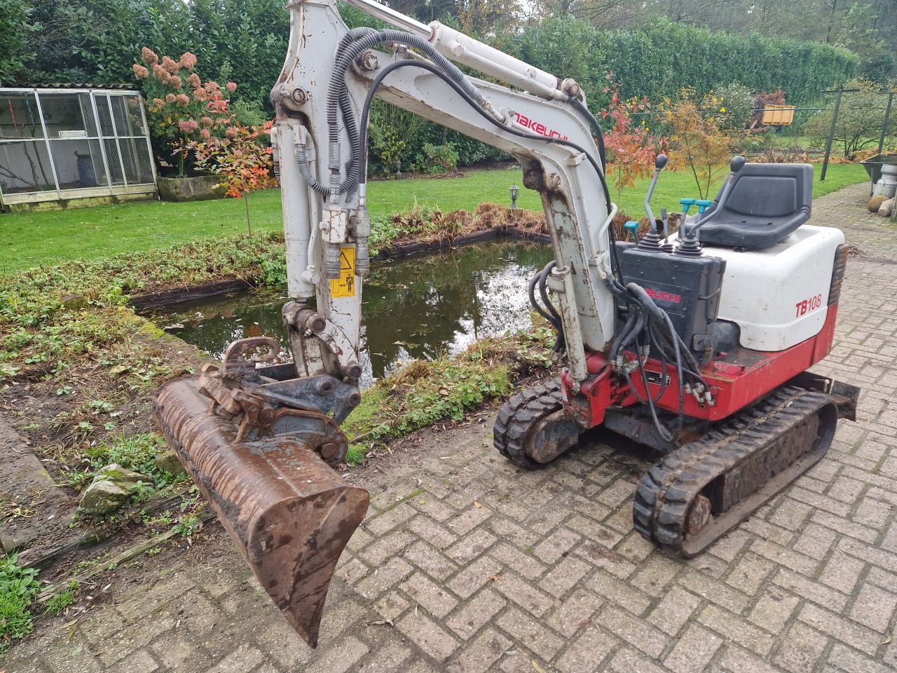 Minibagger typu Takeuchi tb 108, Gebrauchtmaschine w Oirschot (Zdjęcie 3)