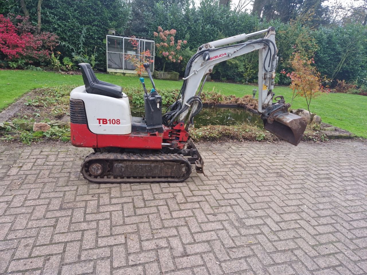 Minibagger van het type Takeuchi tb 108, Gebrauchtmaschine in Oirschot (Foto 2)