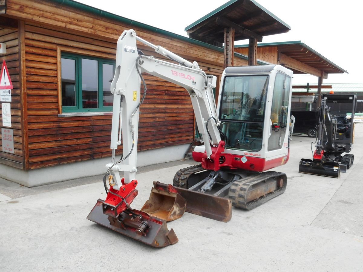 Minibagger des Typs Takeuchi TB 125 ( 2.790kg ) SW + hydr. Löffel + Tieflöffe, Gebrauchtmaschine in St. Nikolai ob Draßling (Bild 2)