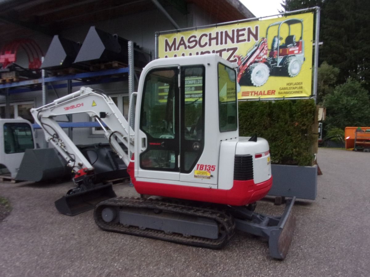 Minibagger Türe ait Takeuchi TB 135, Gebrauchtmaschine içinde Bad Leonfelden (resim 10)