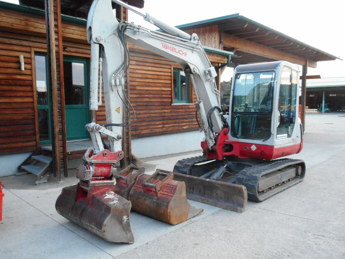 Minibagger a típus Takeuchi TB 145 mit POWERTILT + hydr. SW + 3 Löffel, Gebrauchtmaschine ekkor: St. Nikolai ob Draßling (Kép 2)