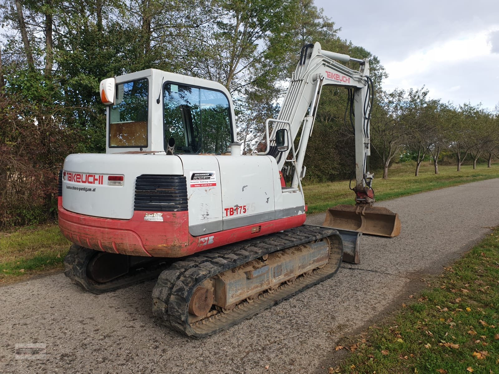 Minibagger van het type Takeuchi TB 175, Gebrauchtmaschine in Deutsch - Goritz (Foto 8)