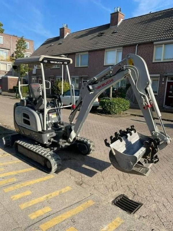 Minibagger a típus Takeuchi TB 20 E, Elektrische kraan, als nieuw!, Gebrauchtmaschine ekkor: Uitgeest (Kép 5)