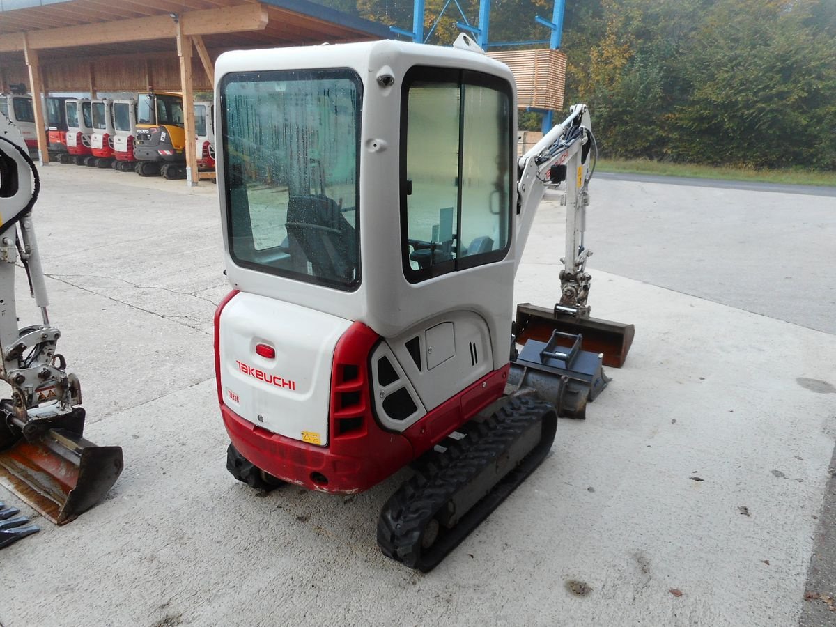 Minibagger Türe ait Takeuchi TB 216 ( 1.865KG ) mit POWERTILT u. hydr. SW u., Gebrauchtmaschine içinde St. Nikolai ob Draßling (resim 4)