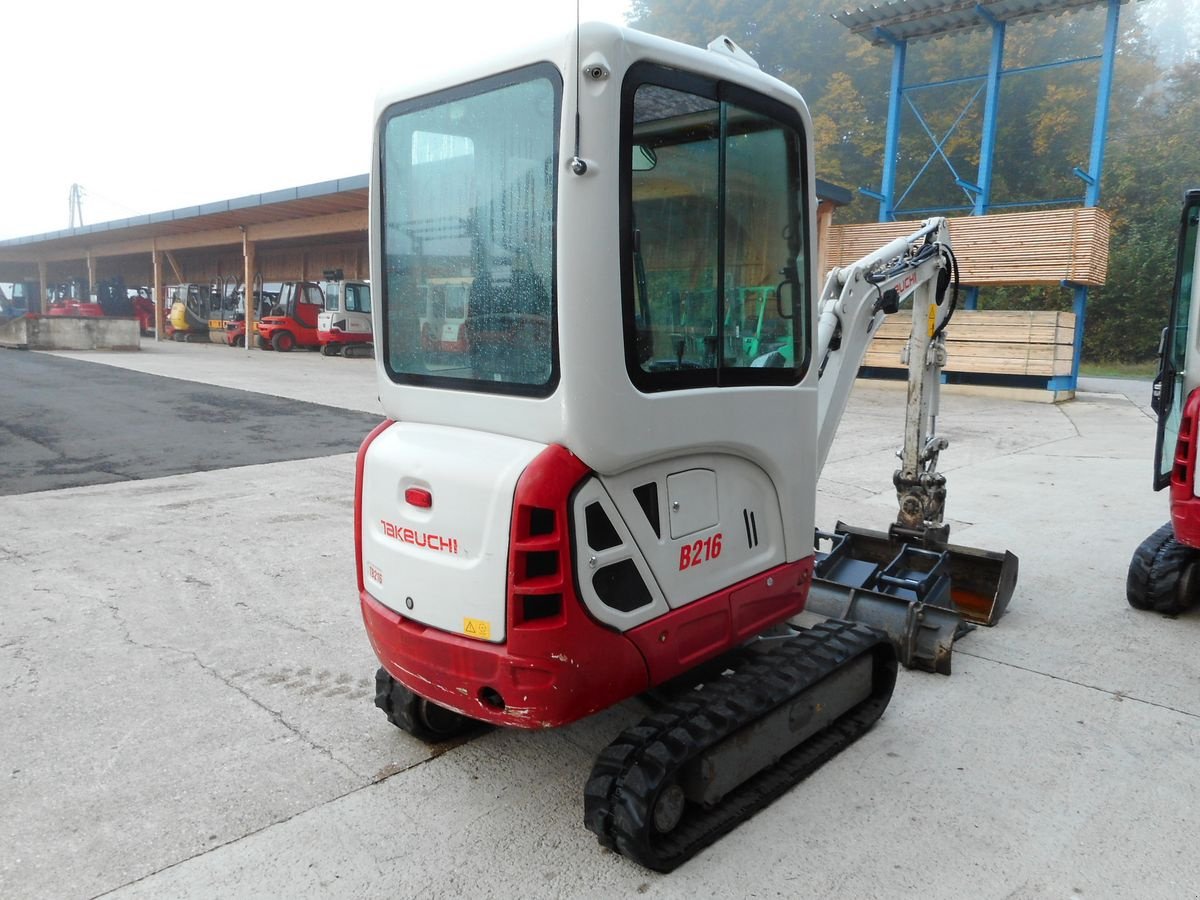 Minibagger van het type Takeuchi TB 216 ( 1.865KG ) mit POWERTILT u. hydr. SW u., Gebrauchtmaschine in St. Nikolai ob Draßling (Foto 13)