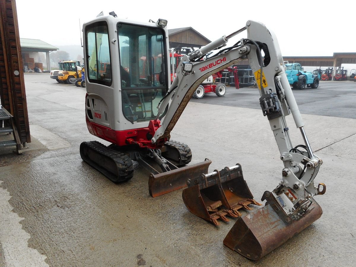 Minibagger tip Takeuchi TB 216 ( 1.865KG ) mit POWERTILT u. hydr. SW u., Gebrauchtmaschine in St. Nikolai ob Draßling (Poză 5)