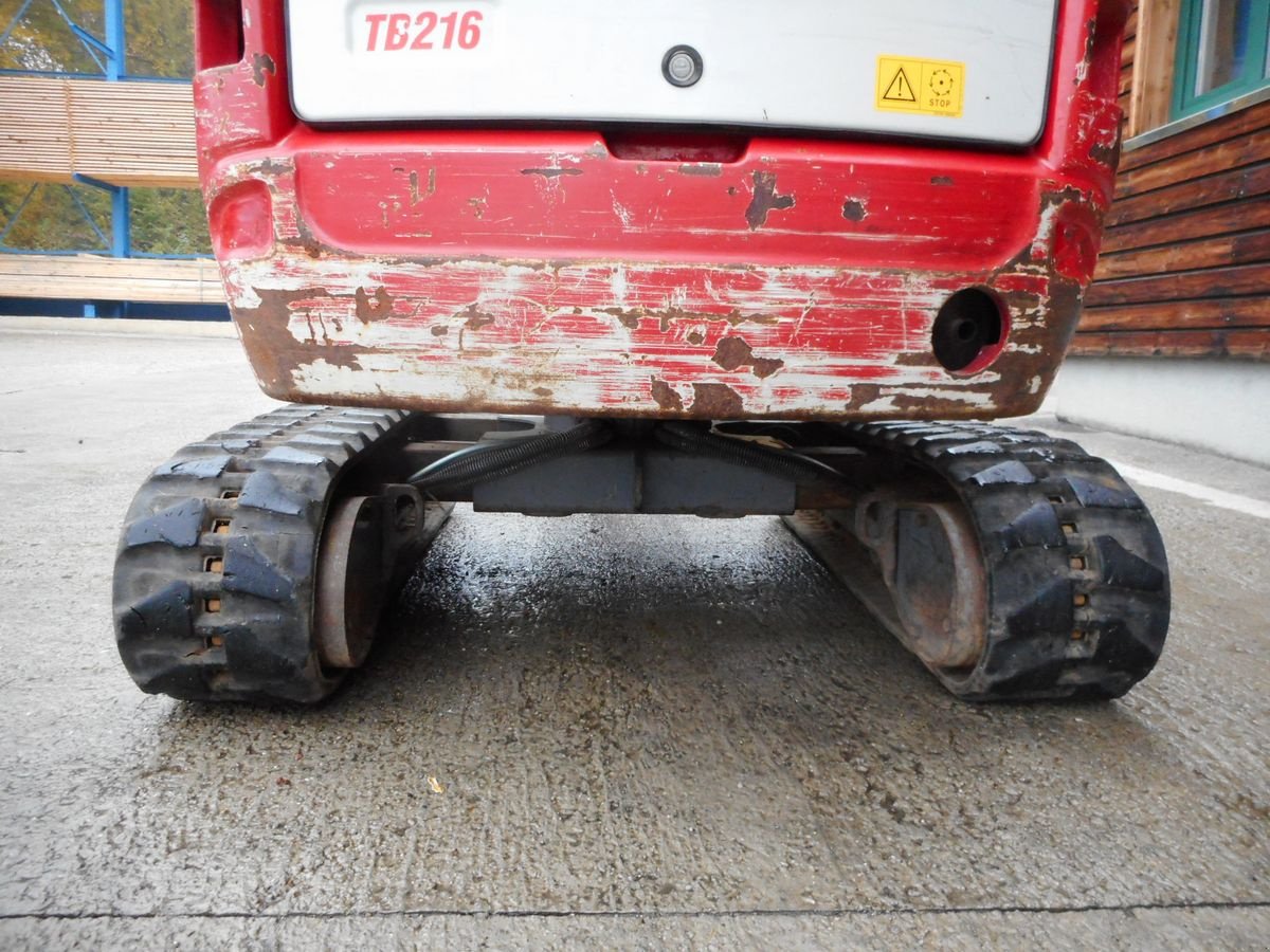 Minibagger van het type Takeuchi TB 216 ( 1.865KG ) mit POWERTILT u. hydr. SW u., Gebrauchtmaschine in St. Nikolai ob Draßling (Foto 18)