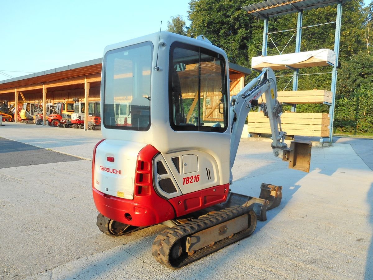 Minibagger of the type Takeuchi TB 216 ( 1.865KG ) mit POWERTILT u. hydr. SW, Gebrauchtmaschine in St. Nikolai ob Draßling (Picture 4)