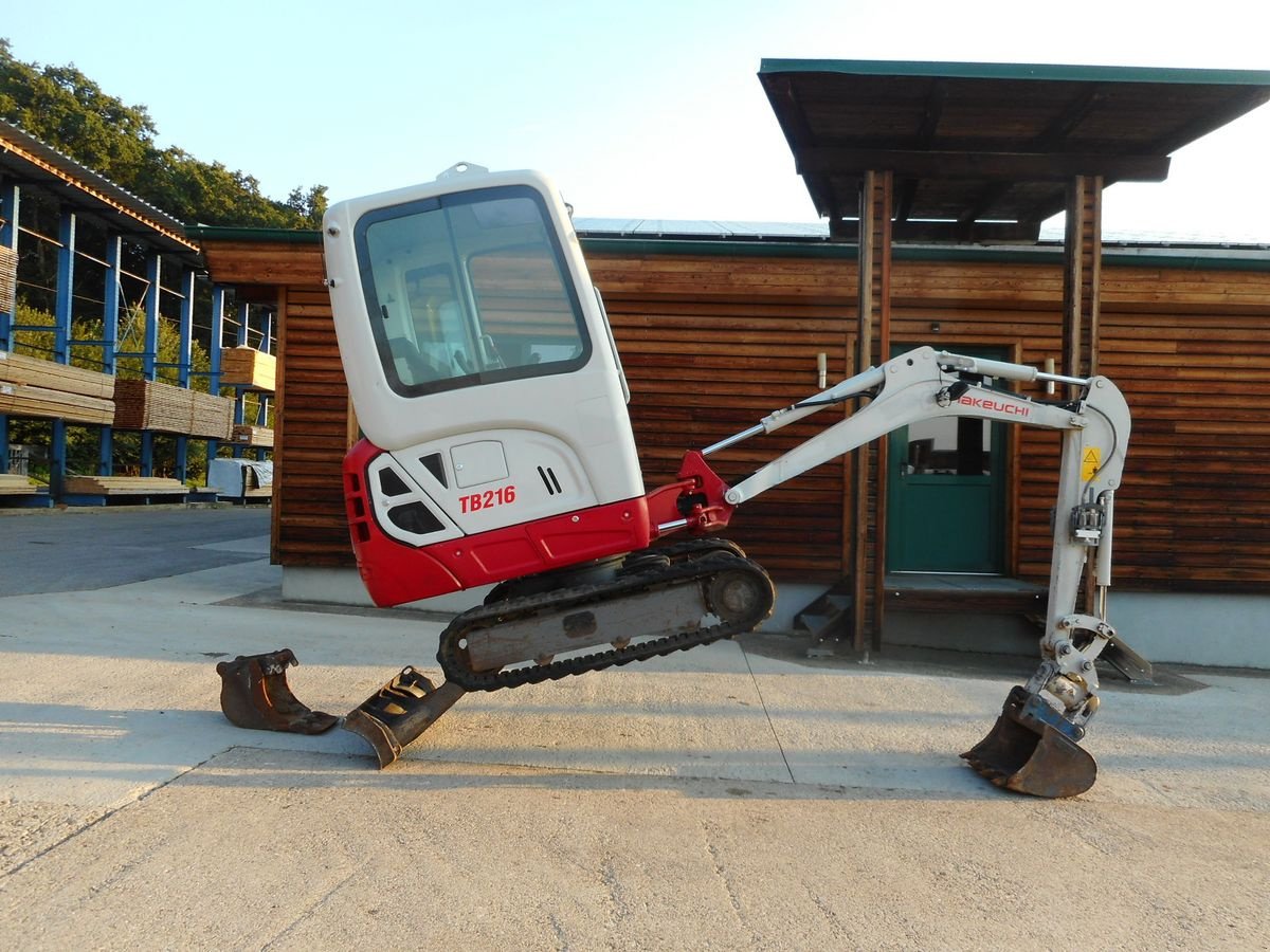 Minibagger tipa Takeuchi TB 216 ( 1.865KG ) mit POWERTILT u. hydr. SW, Gebrauchtmaschine u St. Nikolai ob Draßling (Slika 20)