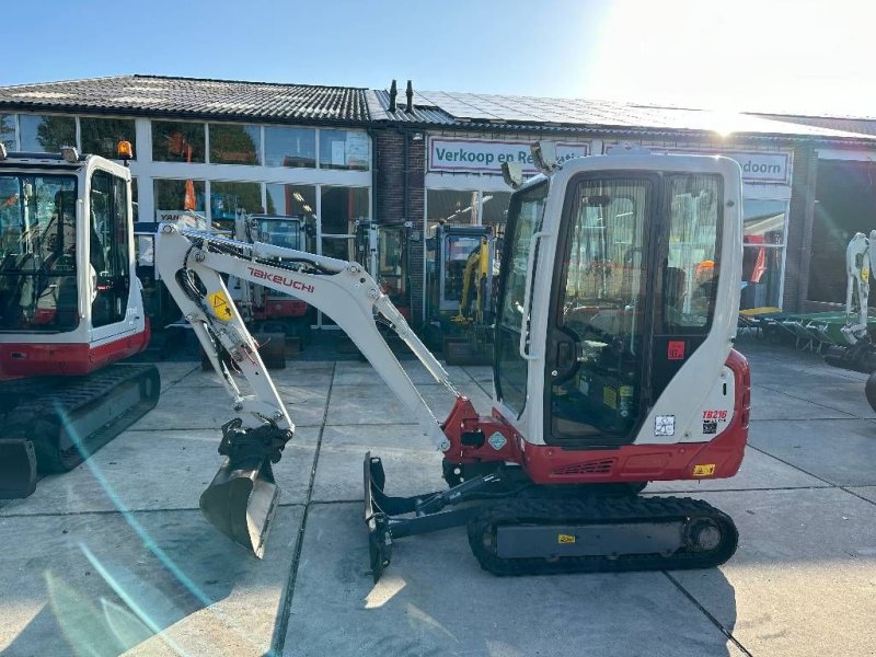 Minibagger от тип Takeuchi TB 216 incl sorteerknijper functie. VERKOCHT, Gebrauchtmaschine в Kockengen (Снимка 1)