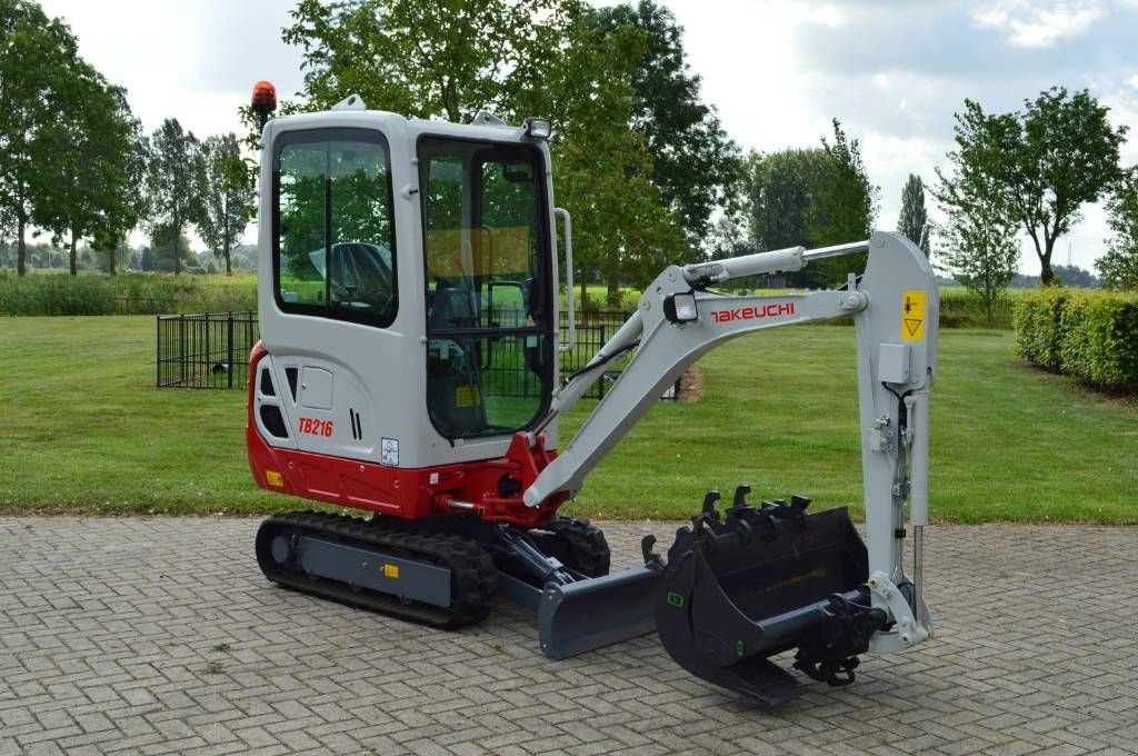 Minibagger del tipo Takeuchi TB 216 minigraver, Neumaschine en Erichem (Imagen 3)