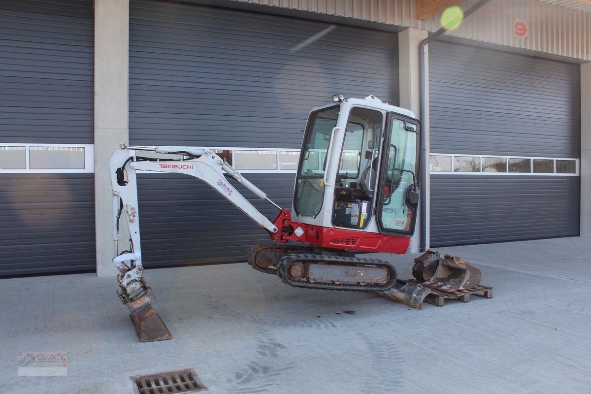 Minibagger typu Takeuchi TB 216 mit Powertilt und Schnellwechsler, Gebrauchtmaschine w Eberschwang (Zdjęcie 24)