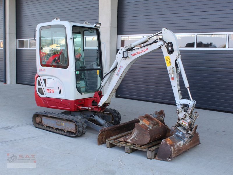 Minibagger typu Takeuchi TB 216 mit Powertilt und Schnellwechsler, Gebrauchtmaschine v Eberschwang