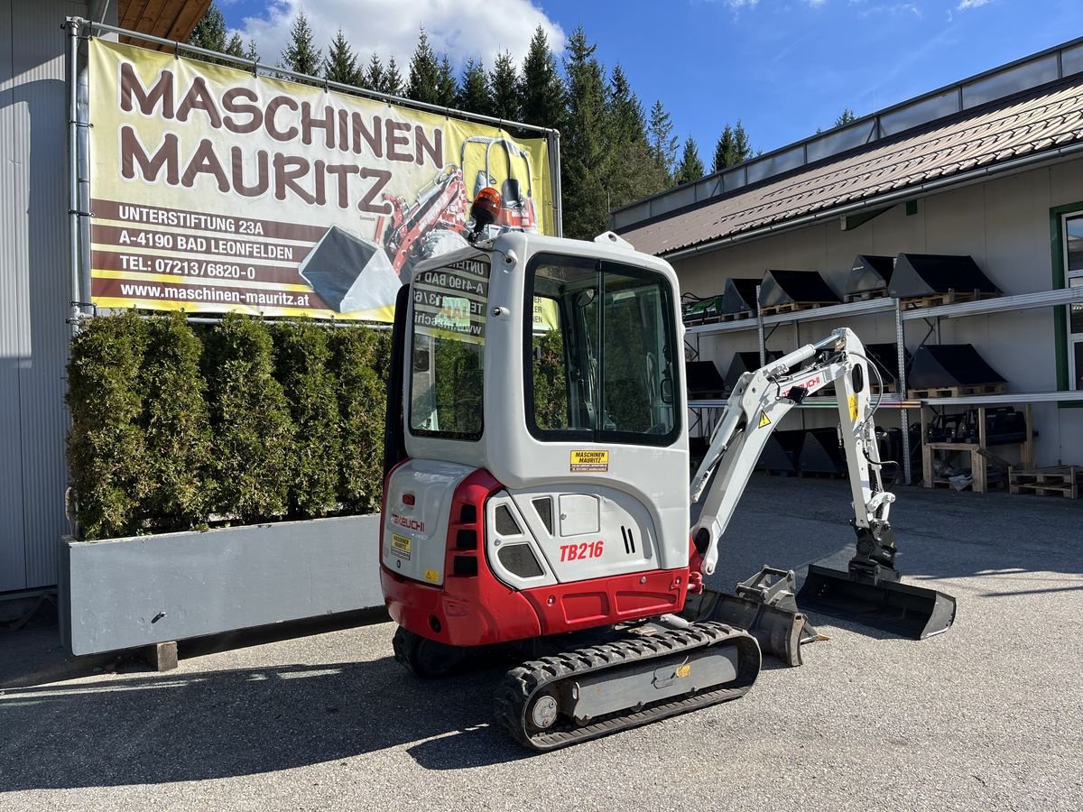 Minibagger typu Takeuchi TB 216 mit Powertilt, Gebrauchtmaschine v Bad Leonfelden (Obrázek 2)