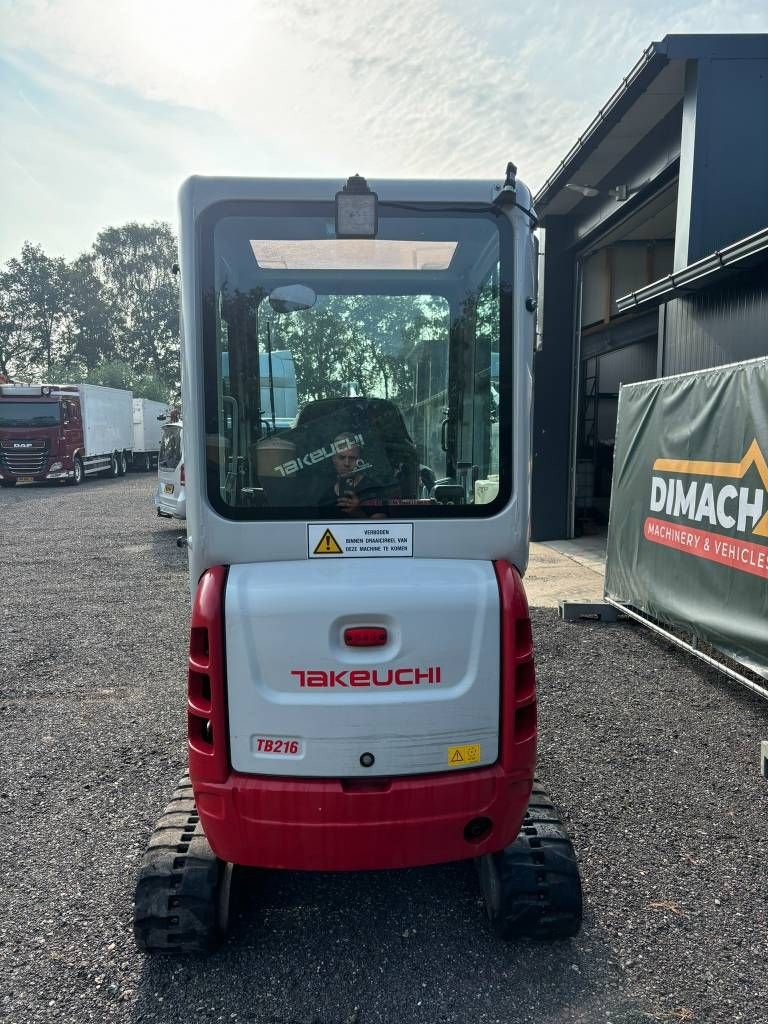 Minibagger Türe ait Takeuchi TB 216 NL machine TOP!! 3 buckets, Gebrauchtmaschine içinde Erp (resim 3)