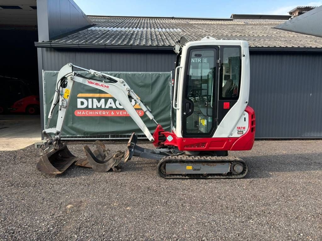 Minibagger of the type Takeuchi TB 216 NL machine TOP!! 3 buckets, Gebrauchtmaschine in Erp (Picture 1)