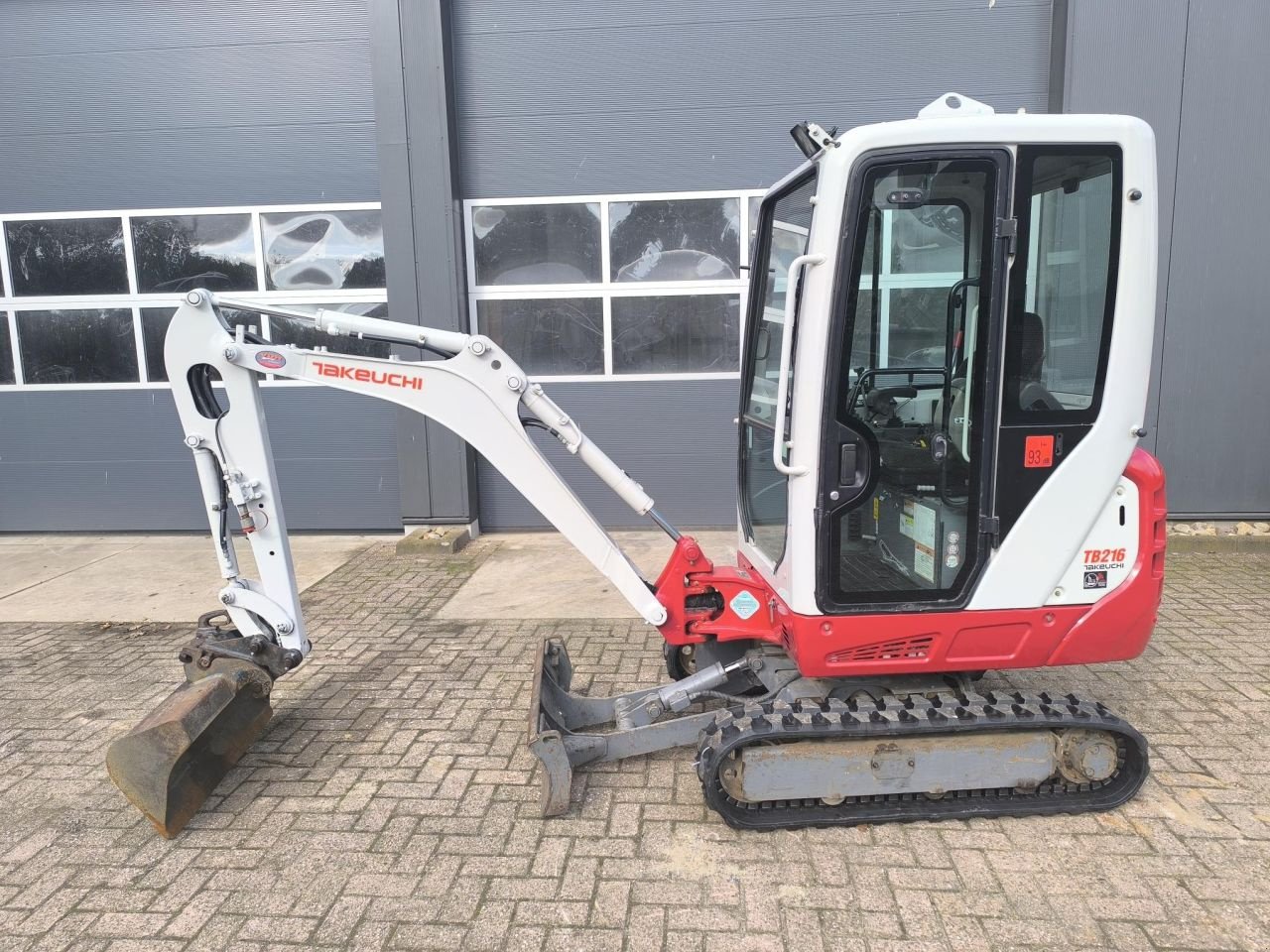 Minibagger del tipo Takeuchi TB 216, Gebrauchtmaschine en Hardegarijp (Imagen 1)