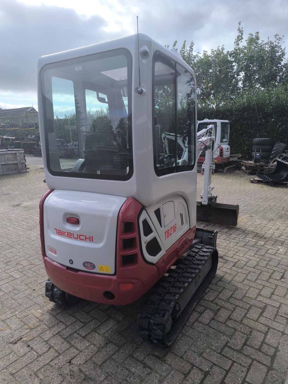 Minibagger del tipo Takeuchi TB 216, Gebrauchtmaschine en Hardegarijp (Imagen 4)