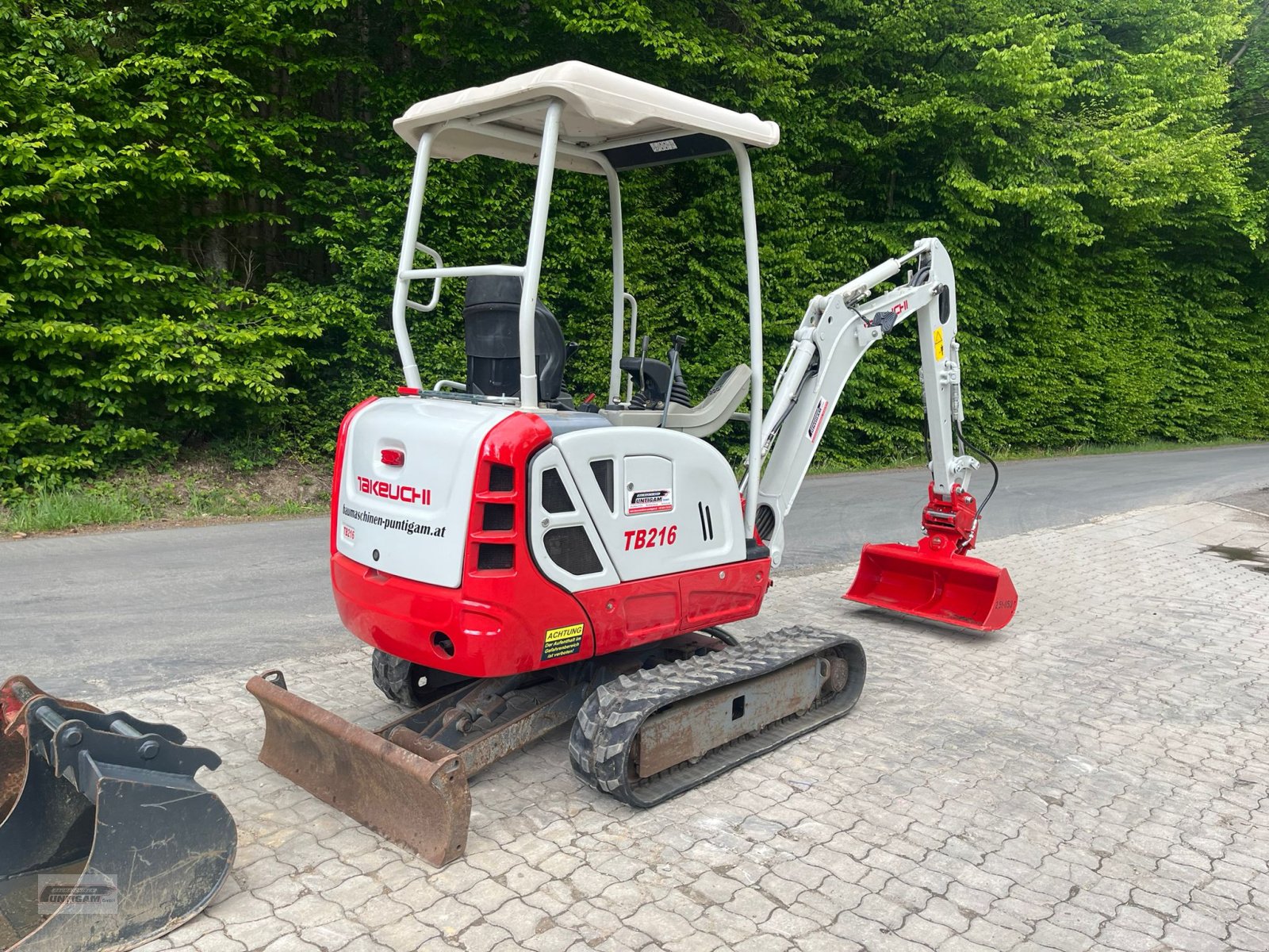 Minibagger типа Takeuchi TB 216, Gebrauchtmaschine в Deutsch - Goritz (Фотография 7)