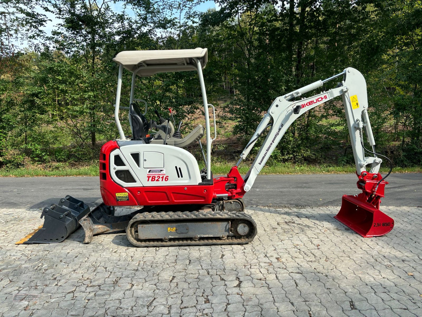 Minibagger Türe ait Takeuchi TB 216, Gebrauchtmaschine içinde Deutsch - Goritz (resim 2)