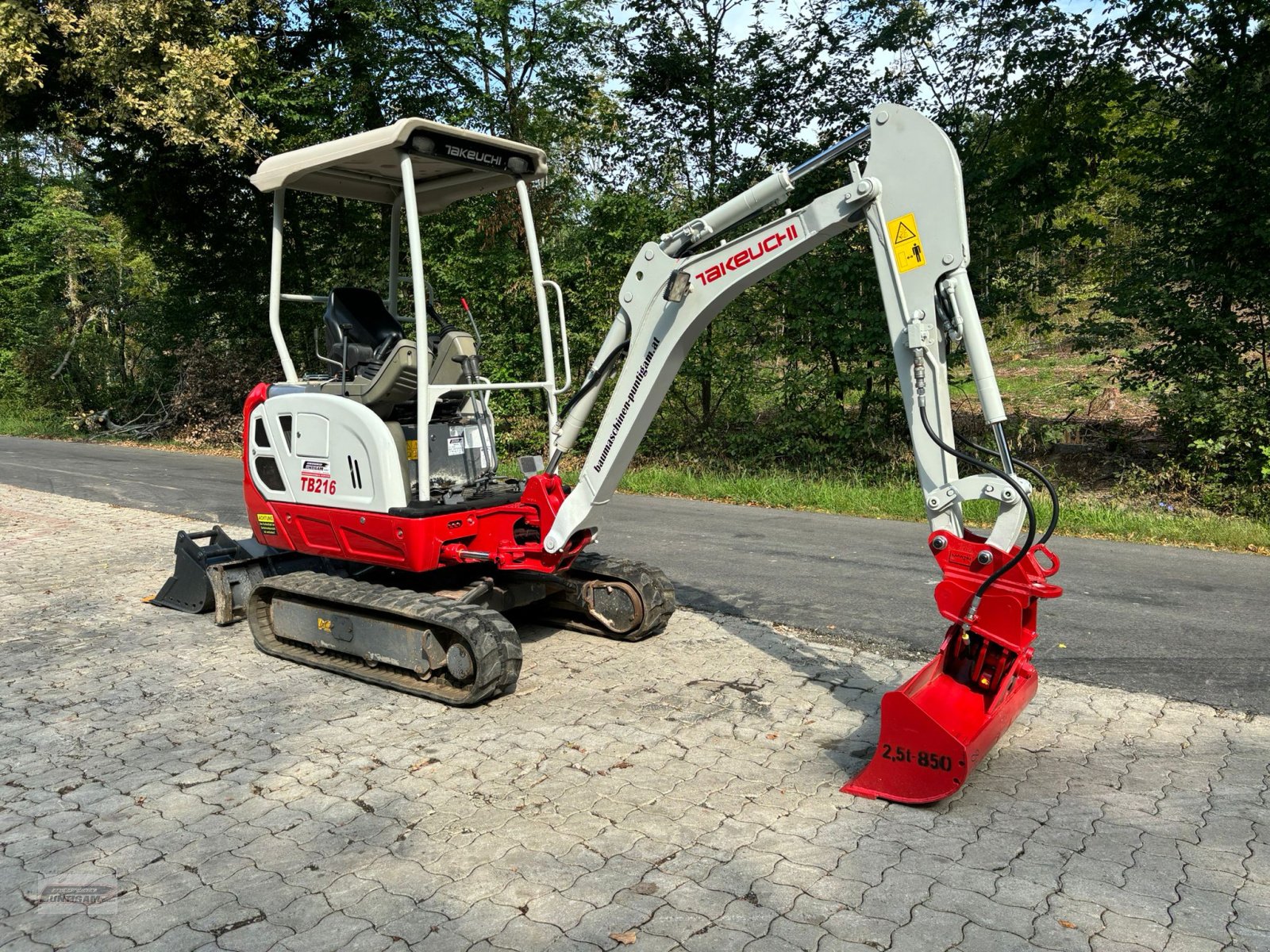 Minibagger del tipo Takeuchi TB 216, Gebrauchtmaschine en Deutsch - Goritz (Imagen 4)