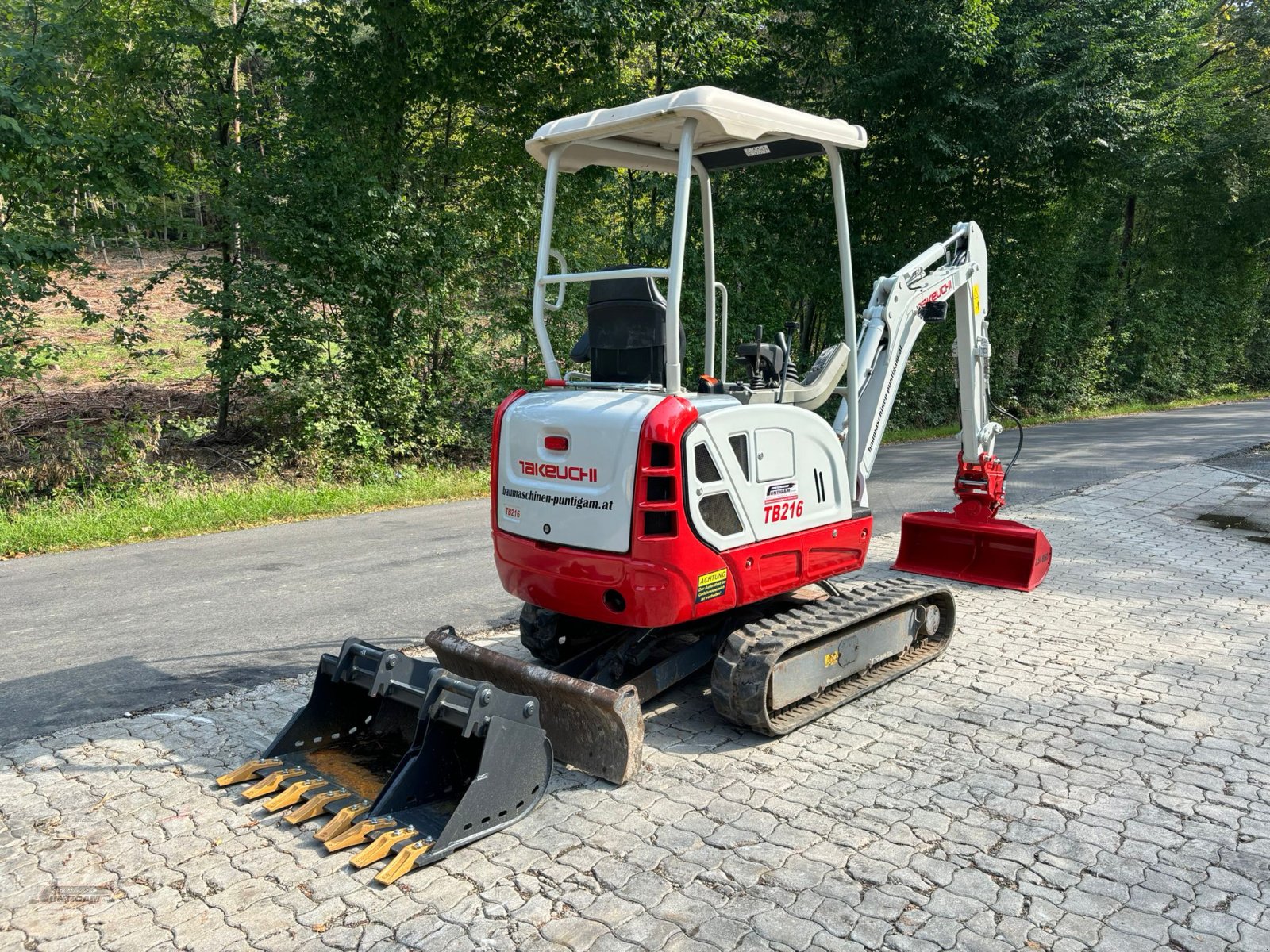 Minibagger Türe ait Takeuchi TB 216, Gebrauchtmaschine içinde Deutsch - Goritz (resim 8)