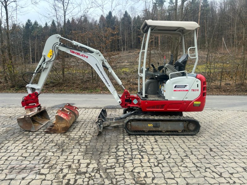 Minibagger tip Takeuchi TB 216, Gebrauchtmaschine in Deutsch - Goritz