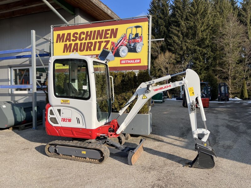 Minibagger типа Takeuchi TB 216, Gebrauchtmaschine в Bad Leonfelden (Фотография 1)