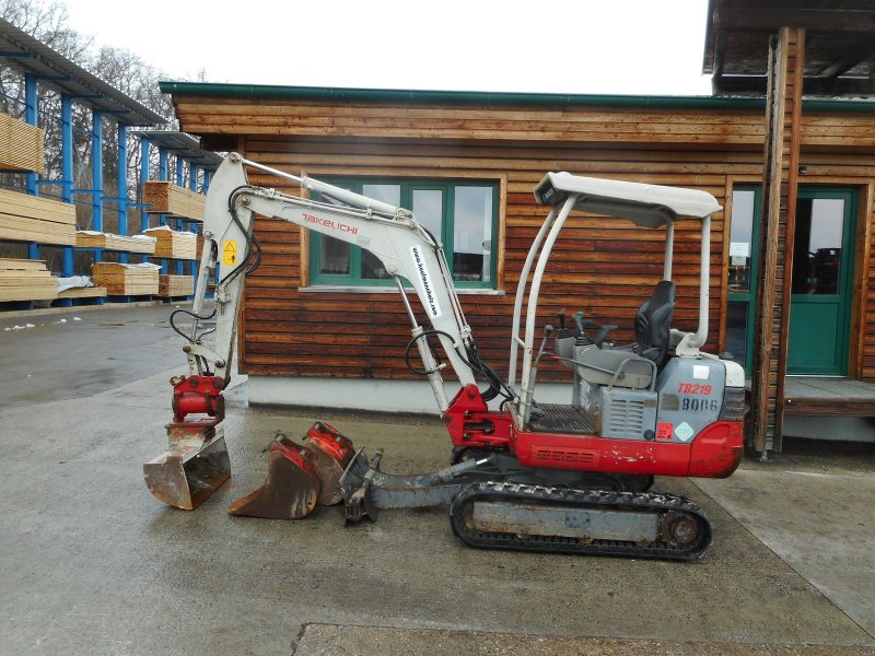 Minibagger des Typs Takeuchi TB 219 ( 1.945kg ) POWERTILT + 3 Löffel, Gebrauchtmaschine in St. Nikolai ob Draßling (Bild 1)