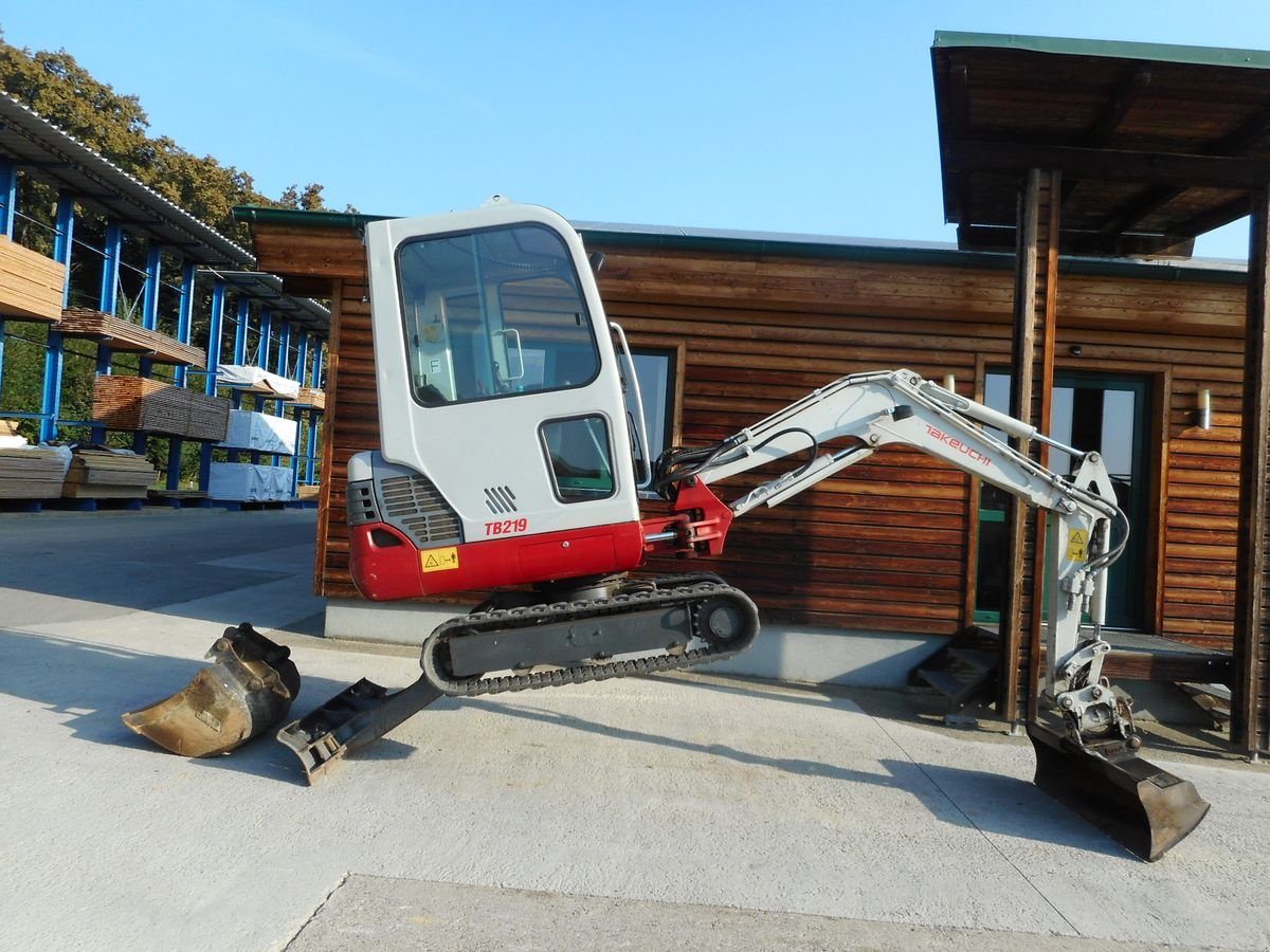 Minibagger typu Takeuchi TB 219 ( 2.070kg ) POWERTILT + hydr. Schnellwech, Gebrauchtmaschine w St. Nikolai ob Draßling (Zdjęcie 18)