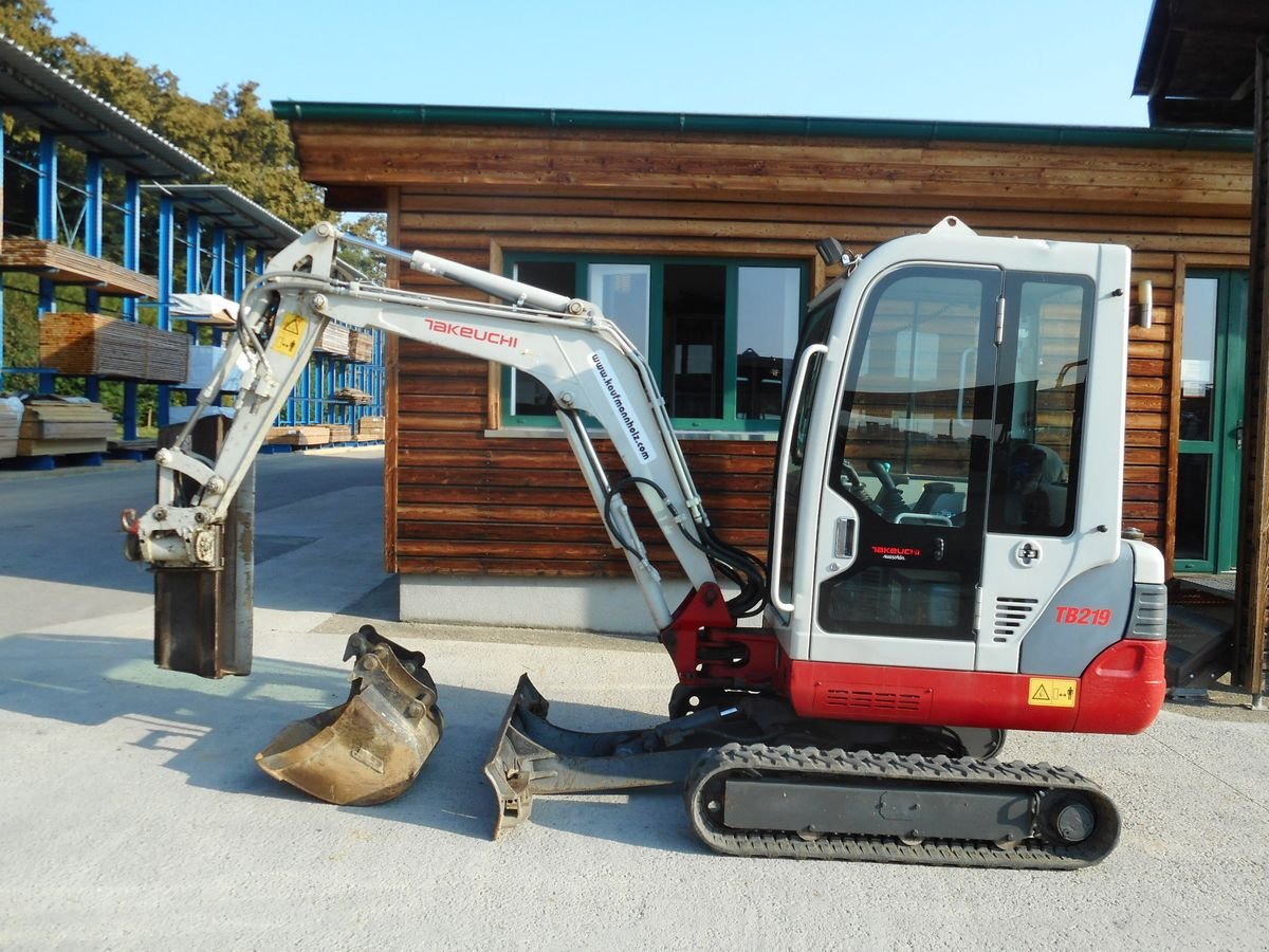 Minibagger del tipo Takeuchi TB 219 ( 2.070kg ) POWERTILT + hydr. Schnellwech, Gebrauchtmaschine en St. Nikolai ob Draßling (Imagen 1)