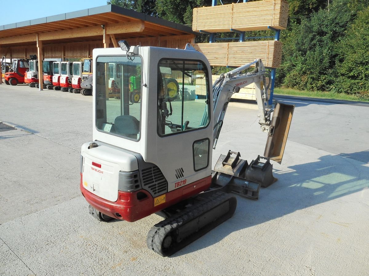 Minibagger du type Takeuchi TB 219 ( 2.070kg ) POWERTILT + hydr. Schnellwech, Gebrauchtmaschine en St. Nikolai ob Draßling (Photo 4)