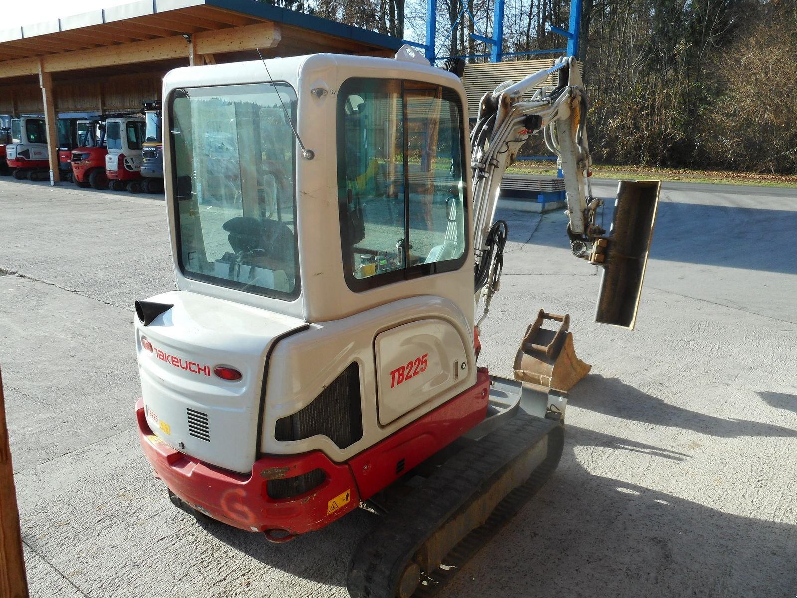 Minibagger a típus Takeuchi TB 225 ( 2.400kg ) Verstellfahrwerk u. POWERTILT, Gebrauchtmaschine ekkor: St. Nikolai ob Draßling (Kép 4)