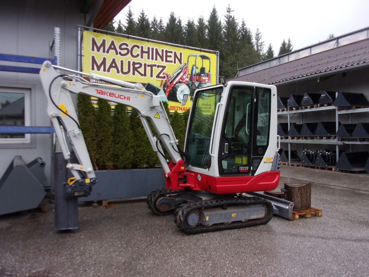 Minibagger typu Takeuchi TB 228 Powertilt, Gebrauchtmaschine v Bad Leonfelden (Obrázok 10)